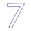 lineart purple number 7 on transparent background-1