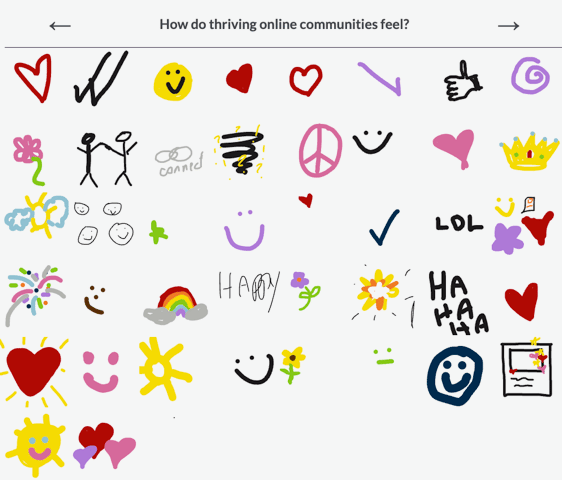 how do thriving online communities feels