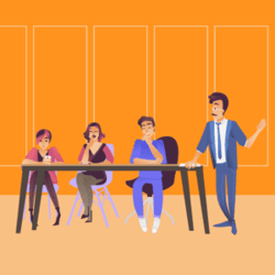 image of group meeting dreaming of efficient meetings