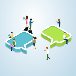 image of people surfing web