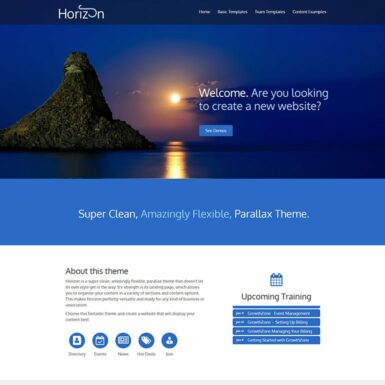 Horizon Website Theme for Associations