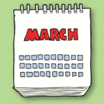 march calendar page