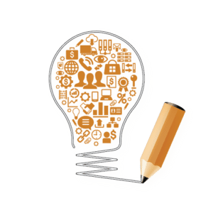 image of pencil and lightbulb