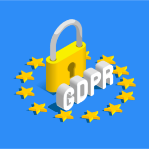 image of padlock with GDPR