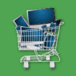 image of computers in shopping cart