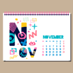 image of november calendar page