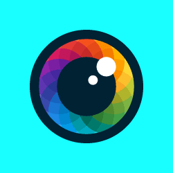 image of colorful eye