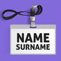 image of name badge