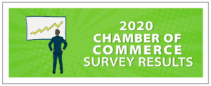man reading chamber survey results graph