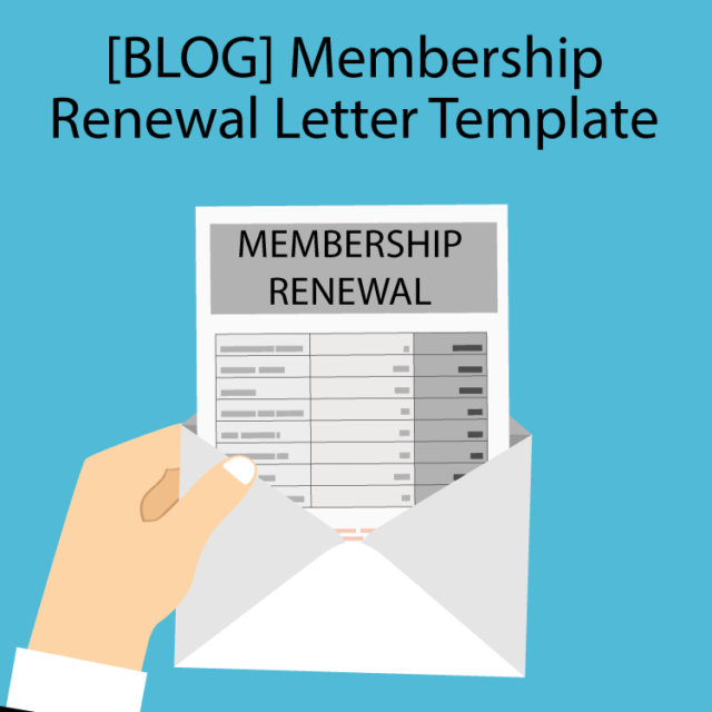 COVID Membership Renewal Letter Template