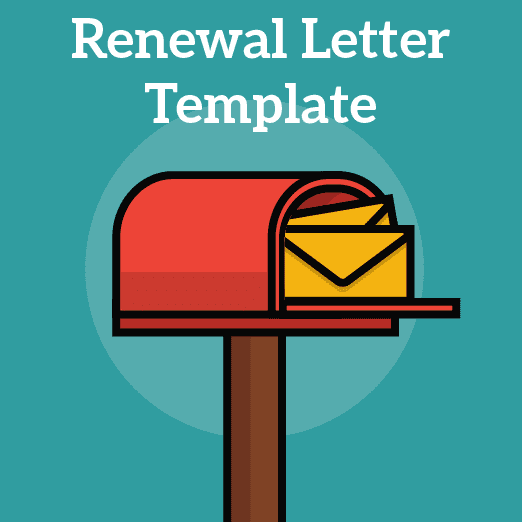 COVID-19 association renewal letter template