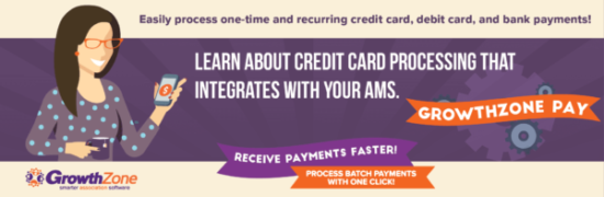 association ams credit card processing banner