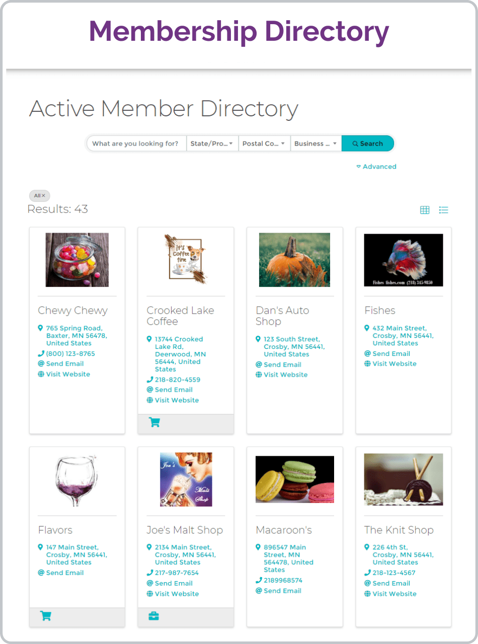 Example Membership Directory