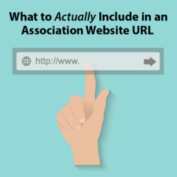 hand touching url search bar