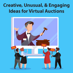 New and creative auction items for virtual fundraising event galas