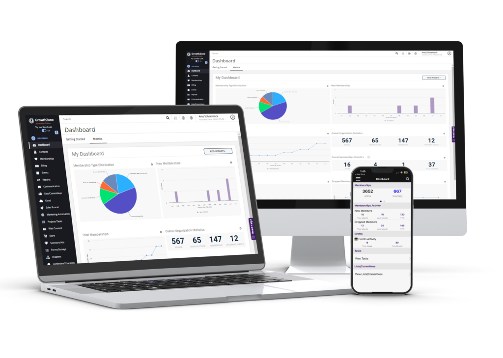 GrowthXone Software Dashboard Image